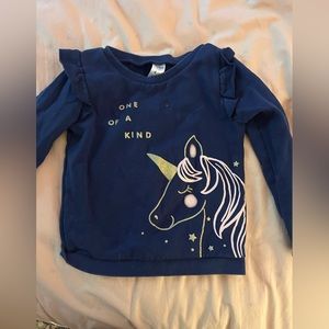 Carter’s Unicorn Sweatshirt (Size 4/5)
